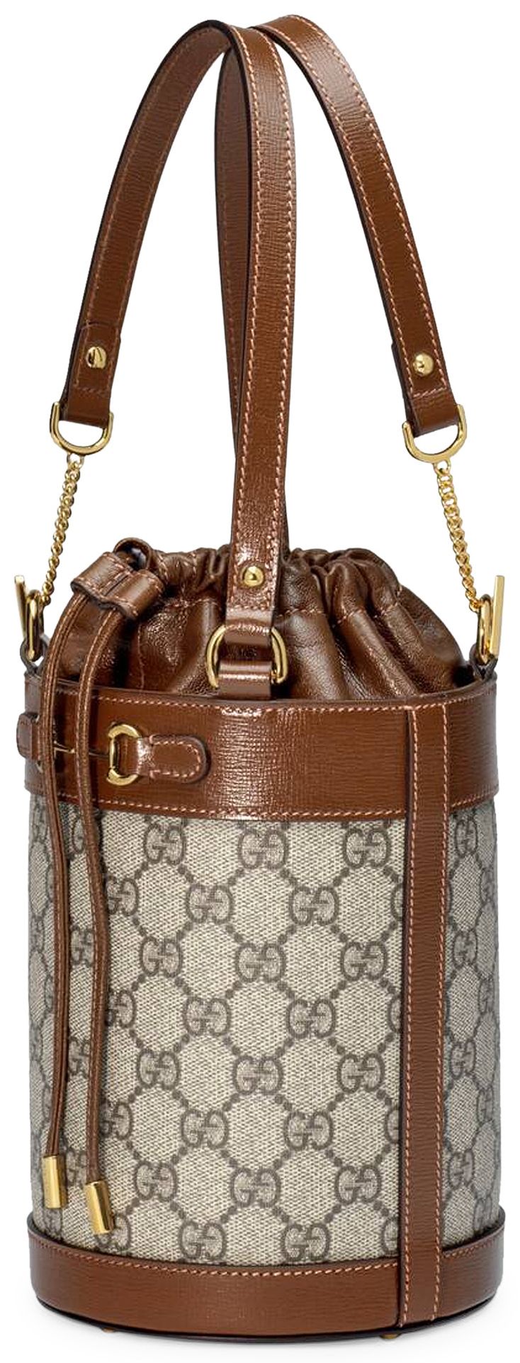 Gucci Horsebit 1955 Small Bucket Bag Beige