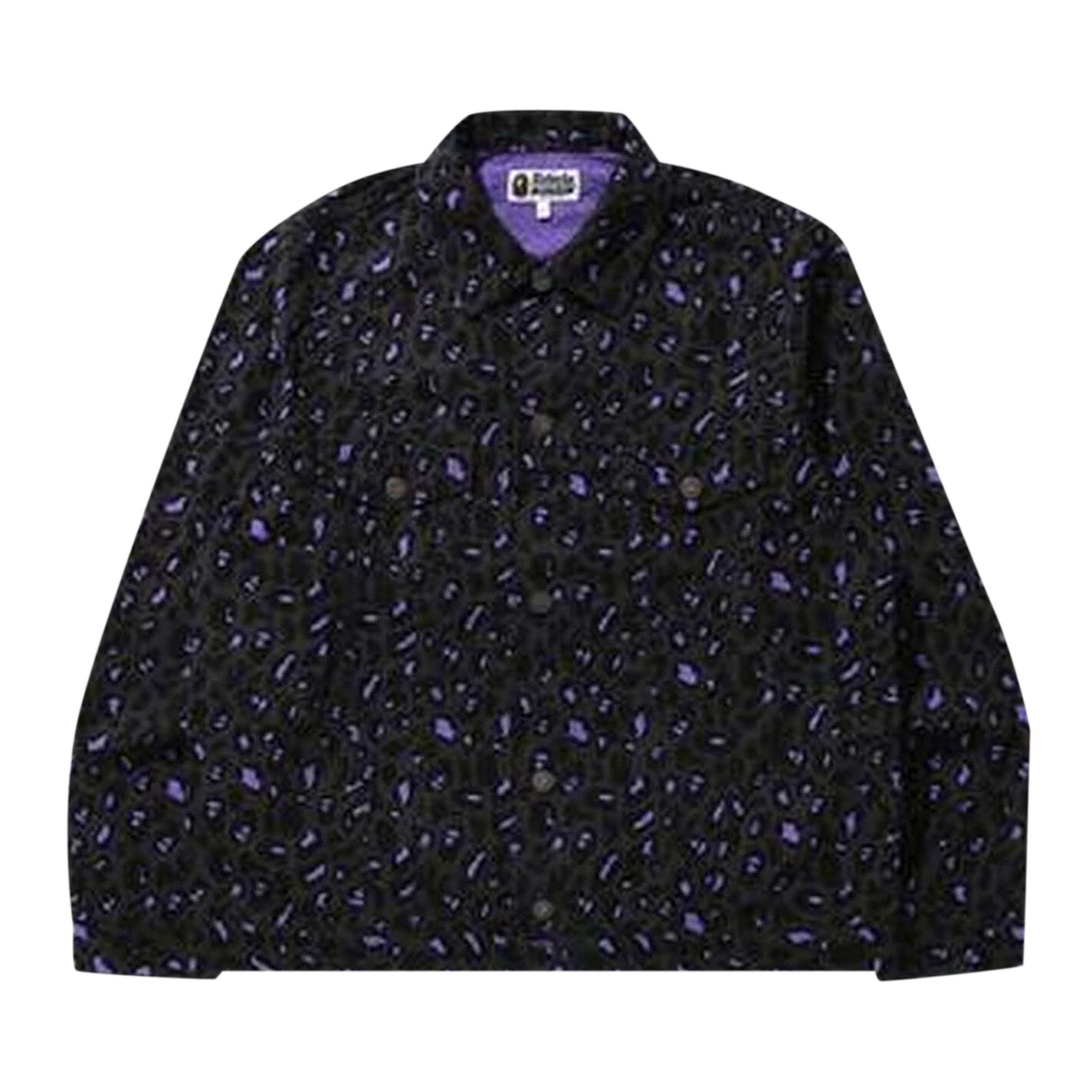 Buy BAPE Leopard Tracket Jacket Black 1G80 140 015 BLACK GOAT AU