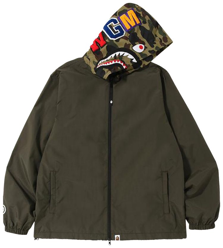 BAPE 1st Camo Hoodie Jacket Black