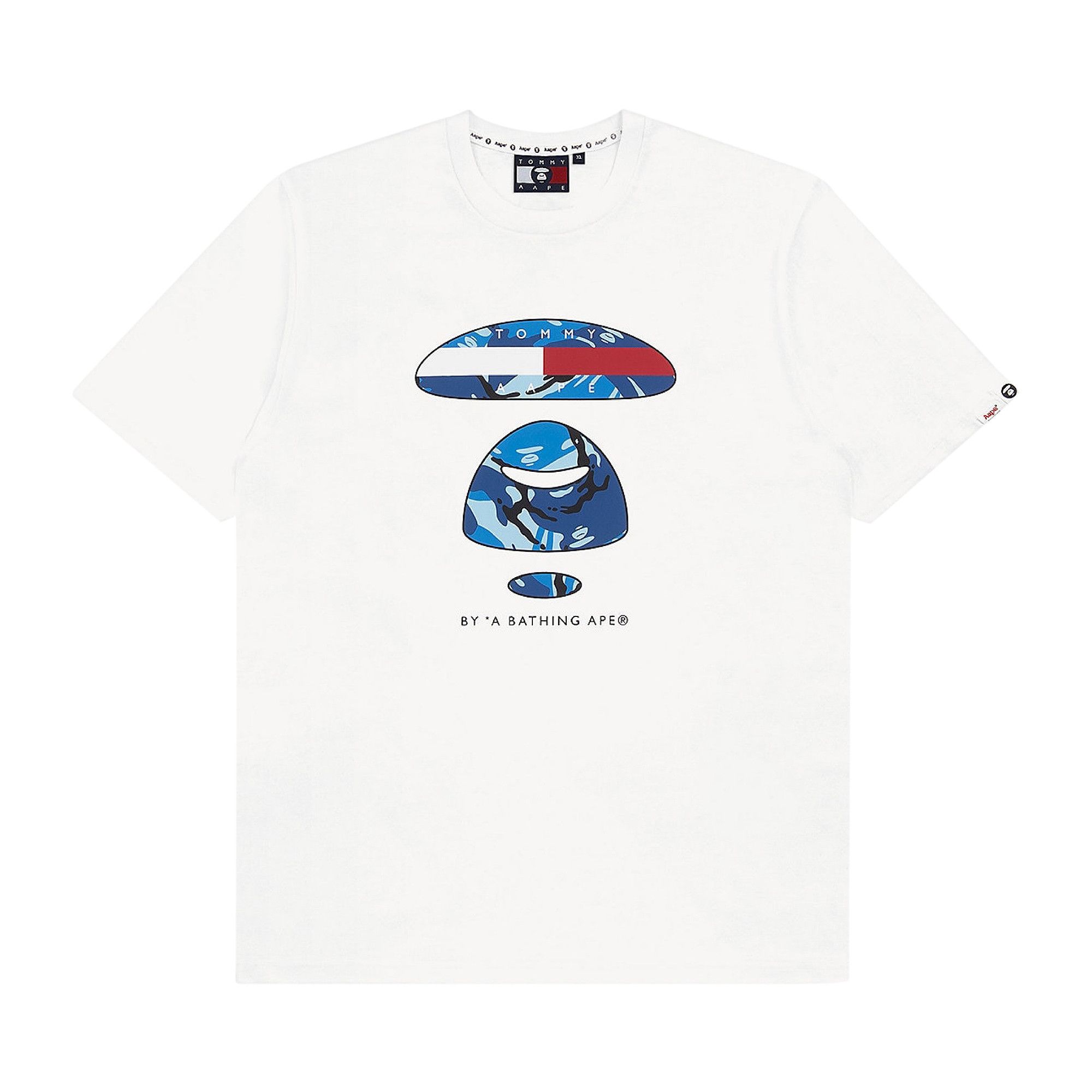 Buy BAPE x Tommy Hilfiger Shirt Black AAP9 397 XXE WHITE GOAT