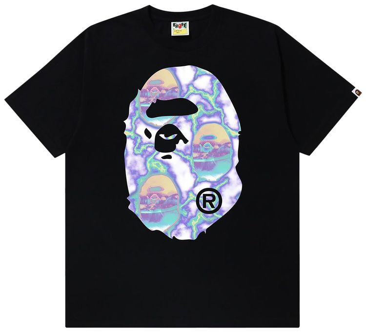 BAPE Lightning Tee BlackBlue