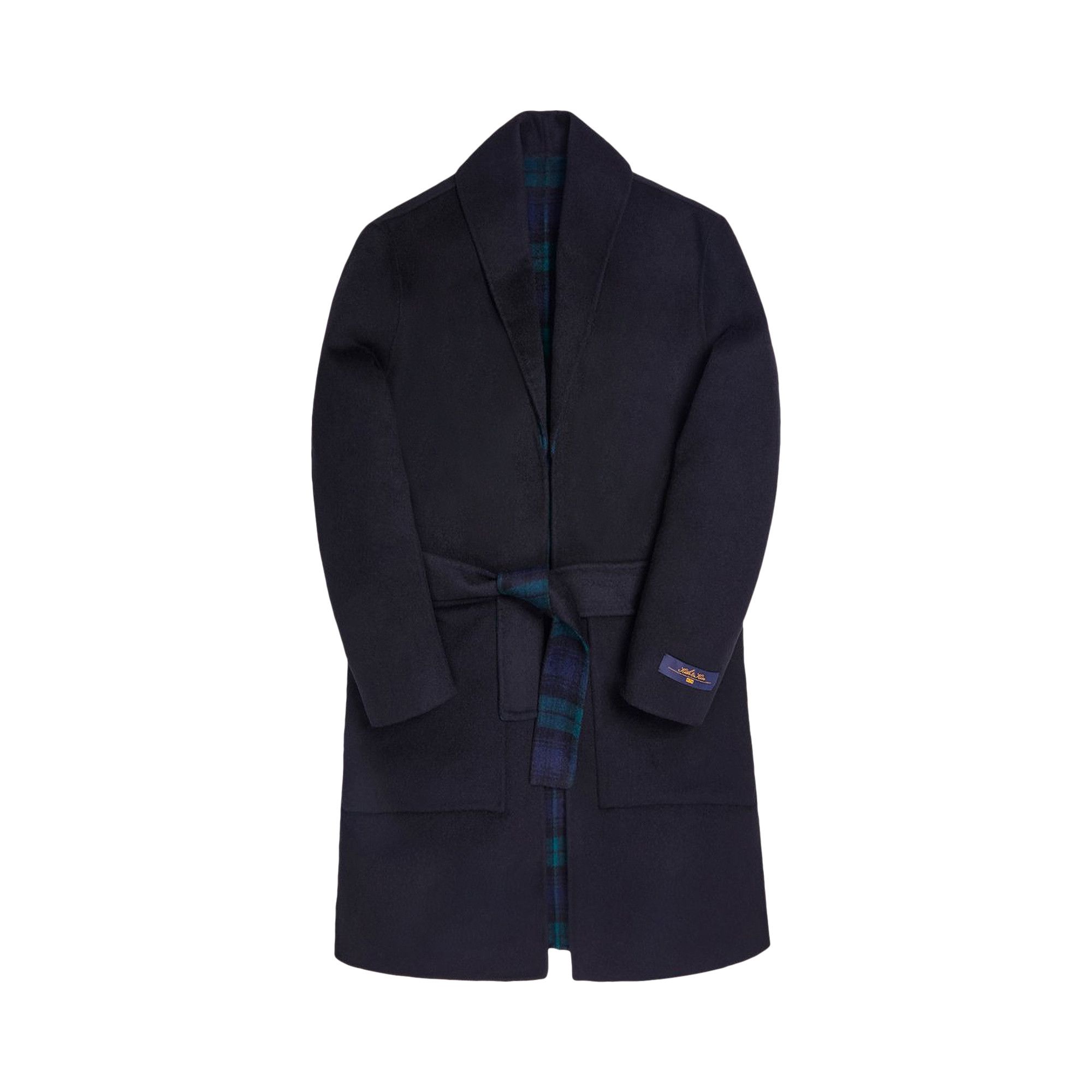 Buy Kith Shawl Collar Becker Coat Black KH1318 102 GOAT