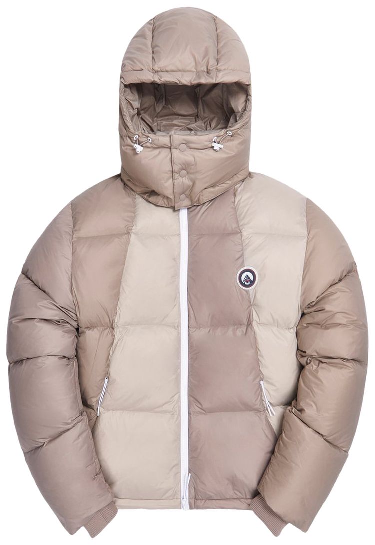 Kith Colorblocked Midi Puffer Cinder Muticolor
