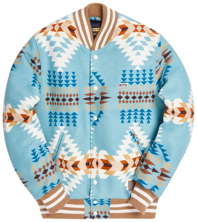 Kith For Golden Bear x Pendleton Rancho Arroyo Jacket Aqua
