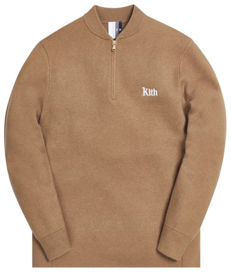 Kith Bayard Quarter Zip Dark Khaki