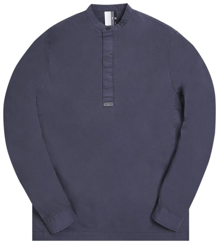 Kith Essex Henley Popover Navy