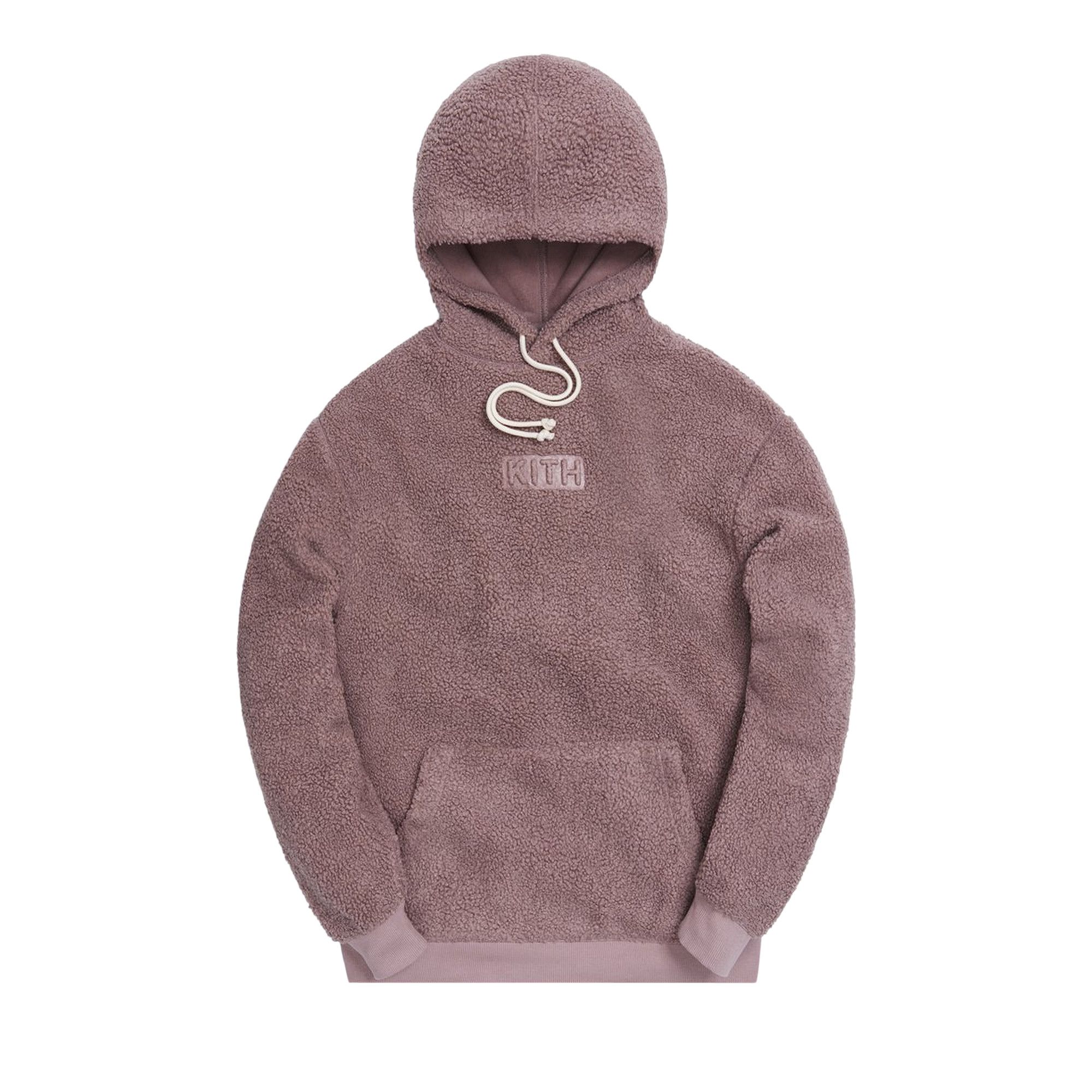 Buy Kith Sherpa Williams III Hoodie Mauve KH2609 111 GOAT