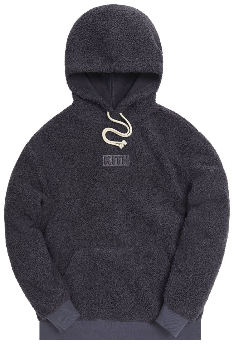 Kith Sherpa Williams III Hoodie Battleship