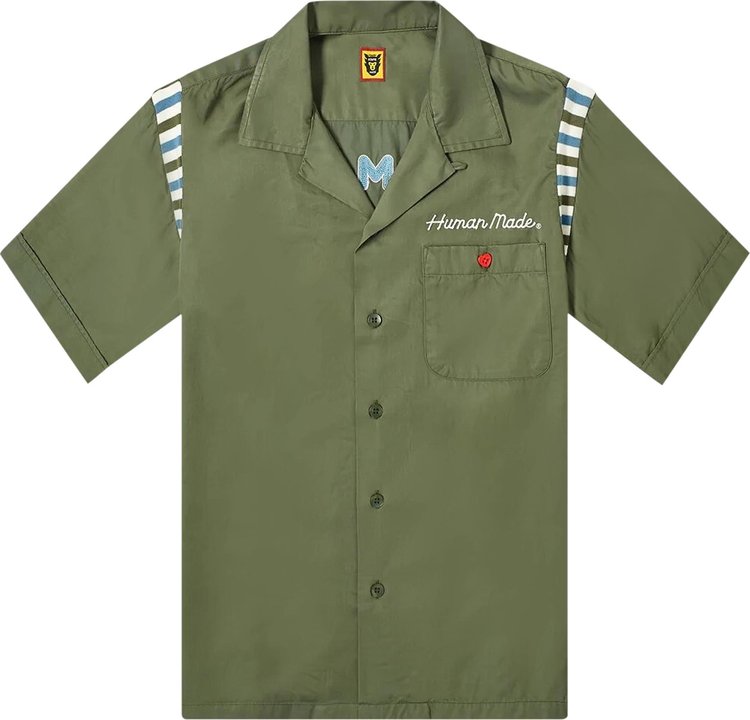 Human Made Bowling Shirt Olive Drab