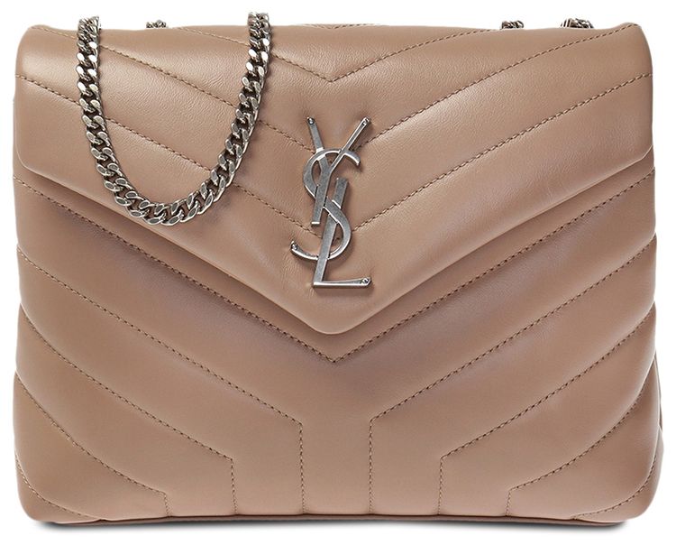 Saint Laurent Loulou Shoulder Bag Gold Sand