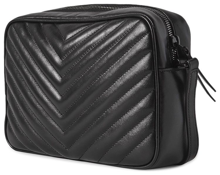 Saint Laurent Lou Quilted Leather Shoulder Bag Nero
