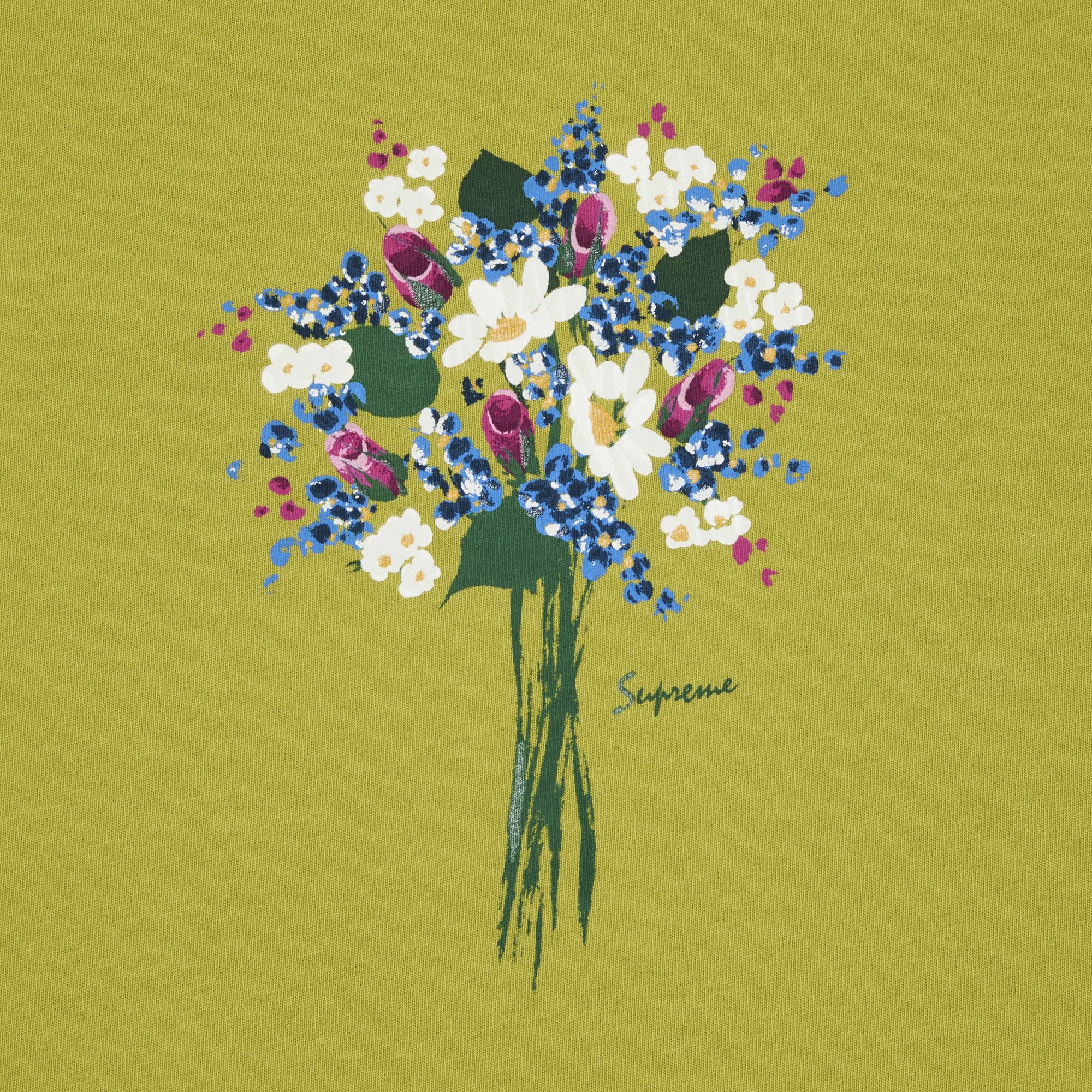 【Supreme】Bouquet Short Sleeve Top★Lime★24SS★ Buy Supreme Bouquet Short-Sleeve Top 'Lime' - SS24KN80 LIME