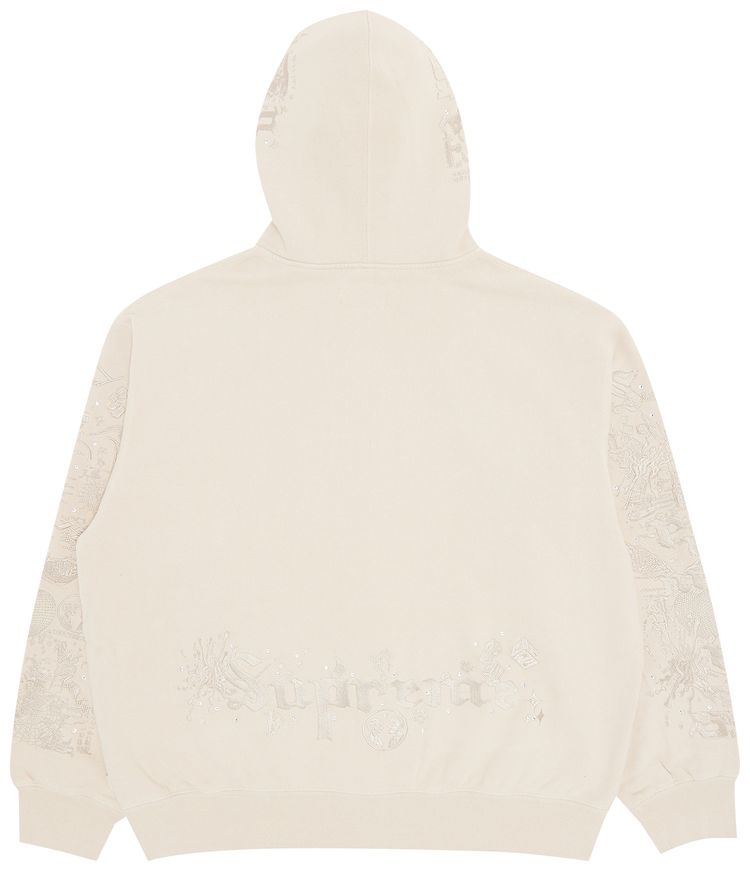 Supreme AOI Zip Up Hooded Sweatshirt Natural