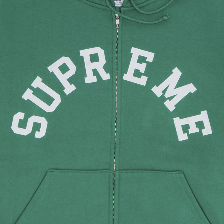 Buy Supreme x Champion Zip Up Hooded Sweatshirt 