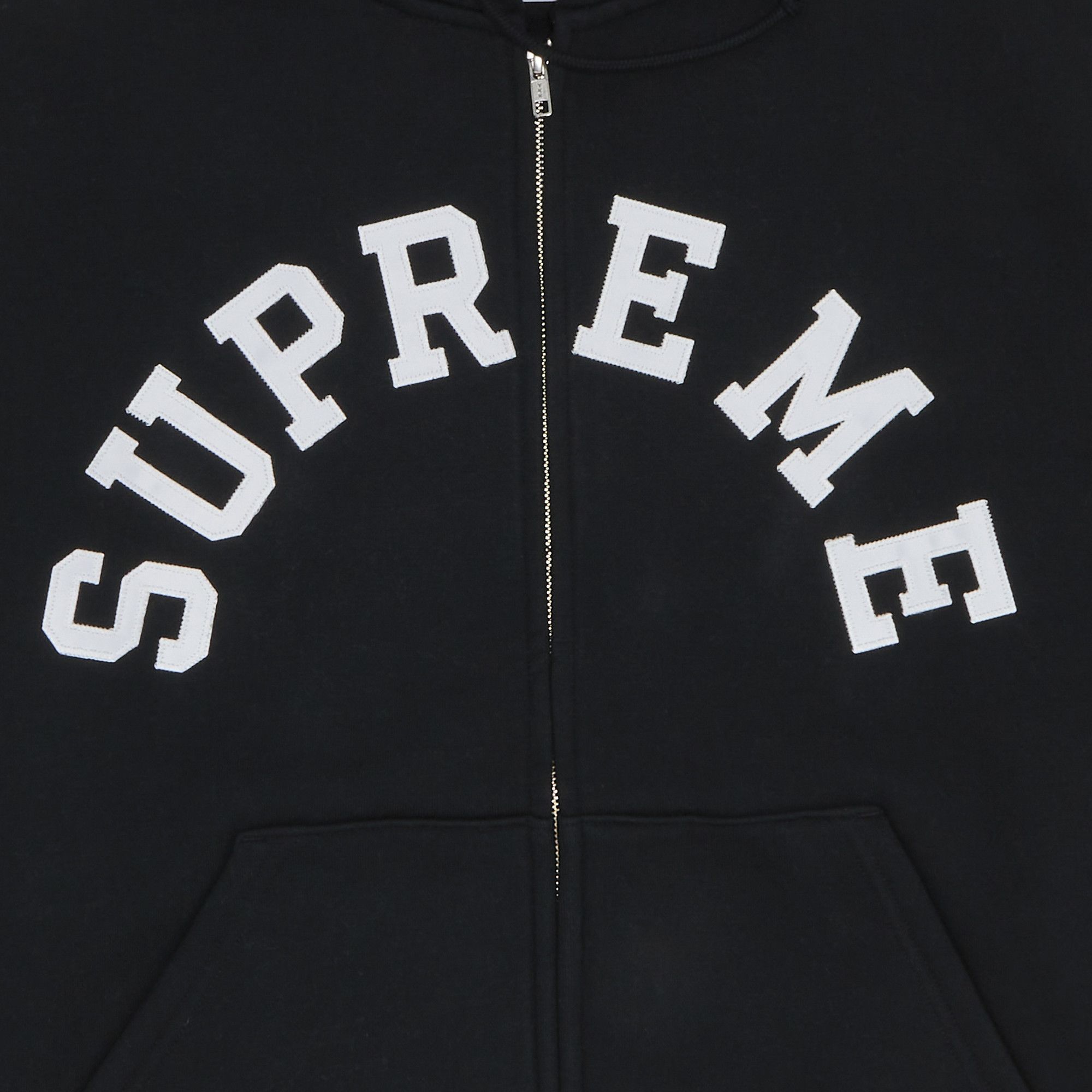 Size xl Supreme x Champion Zip Up Hooded Sweatshirt Black