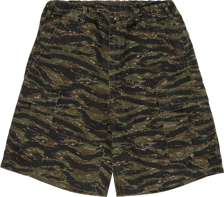 Supreme Cargo Short Olive Tiger Camo