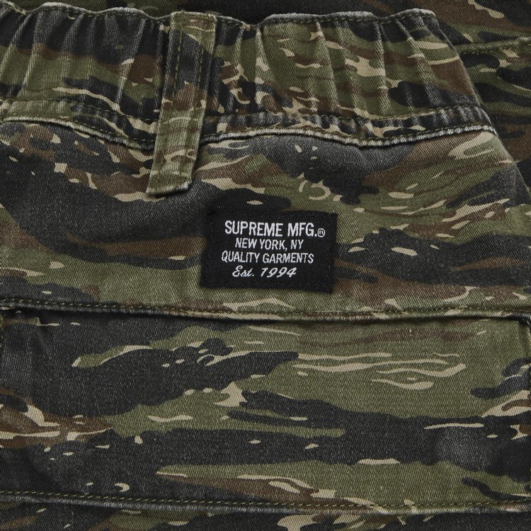 Supreme Cargo Short Olive Tiger Camo