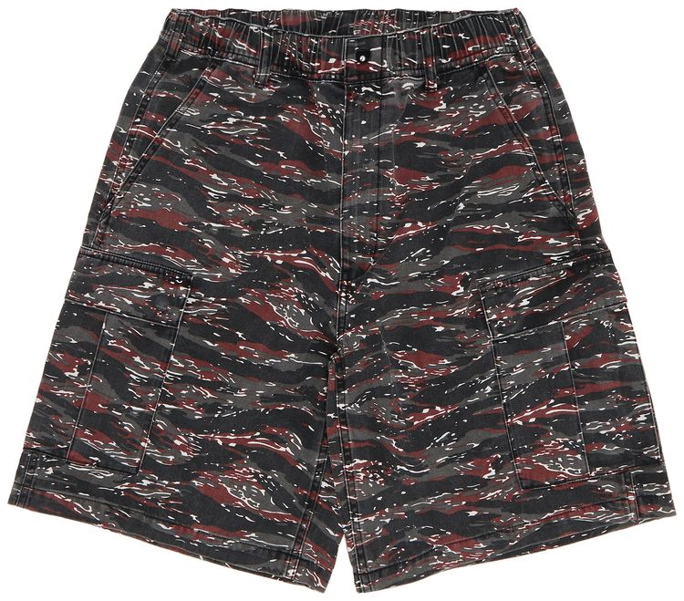 Supreme Cargo Short Red Tiger Camo