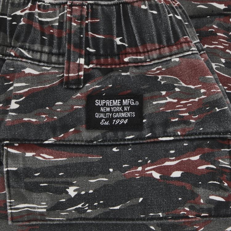 Supreme Cargo Short Red Tiger Camo