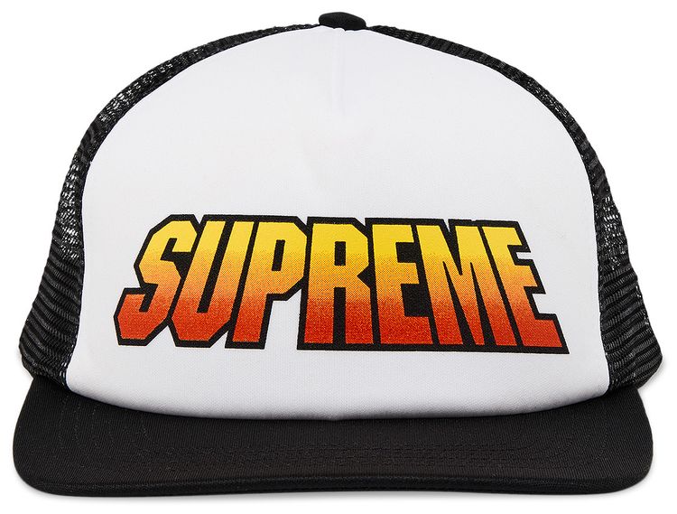 Supreme Gradient Mesh Back 5 Panel Black