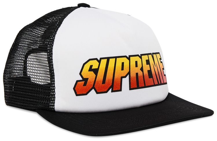Supreme Gradient Mesh Back 5 Panel Black