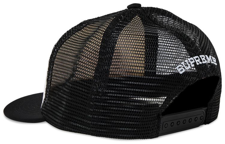Supreme Gradient Mesh Back 5 Panel Black
