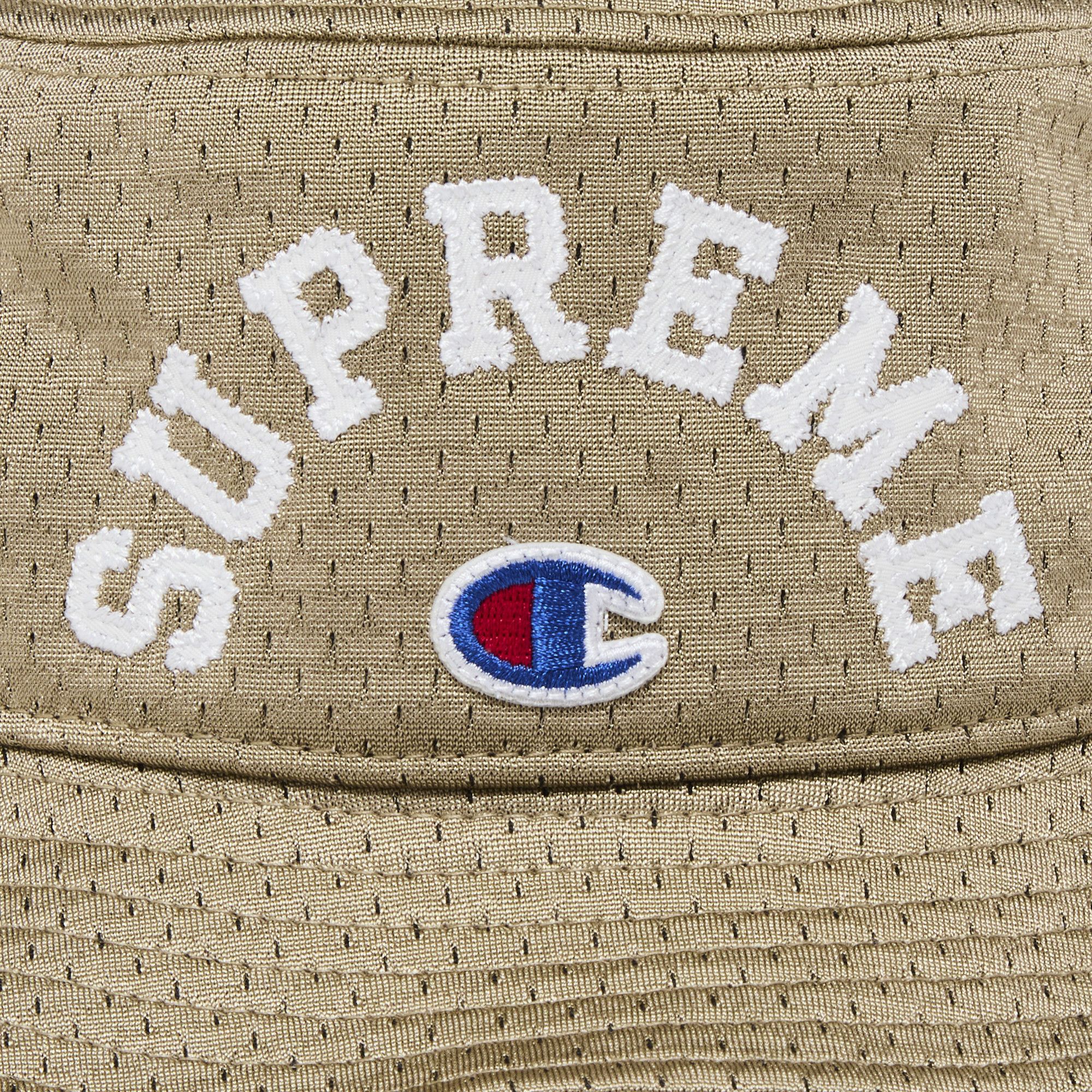 Size l/xl Supreme x Champion Mesh Crusher 'Tan'