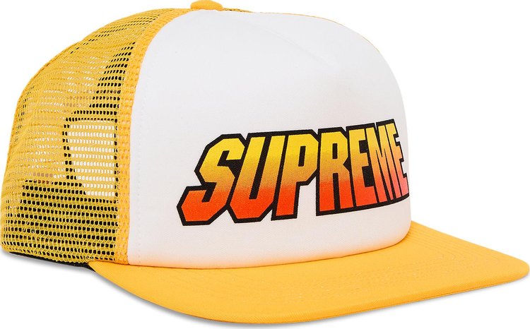 Supreme Gradient Mesh Back 5 Panel Gold