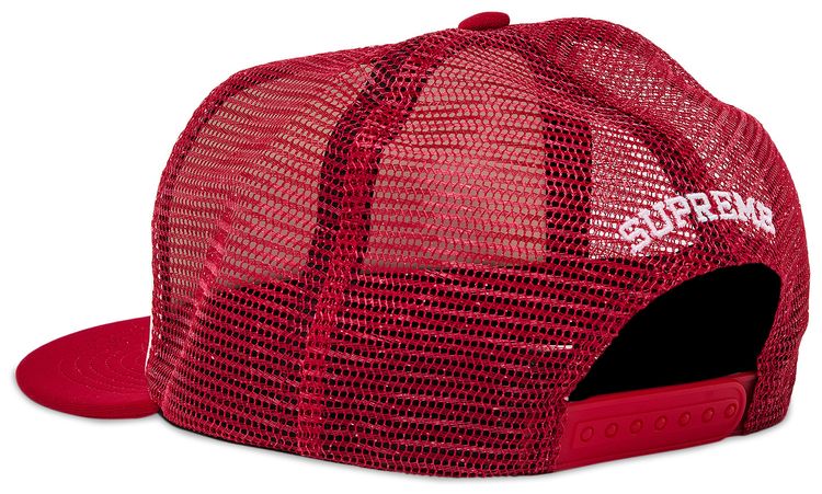 Supreme Gradient Mesh Back 5 Panel Red