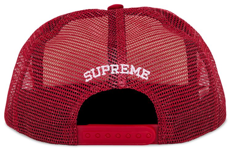 Supreme Gradient Mesh Back 5 Panel Red