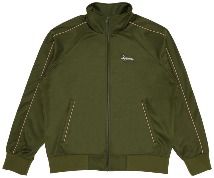 Supreme Tricot Track Jacket Olive