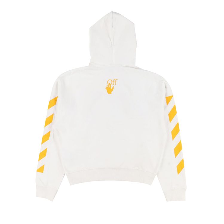 Off White Caravaggio Painting Over Hoodie WhiteMulticolor