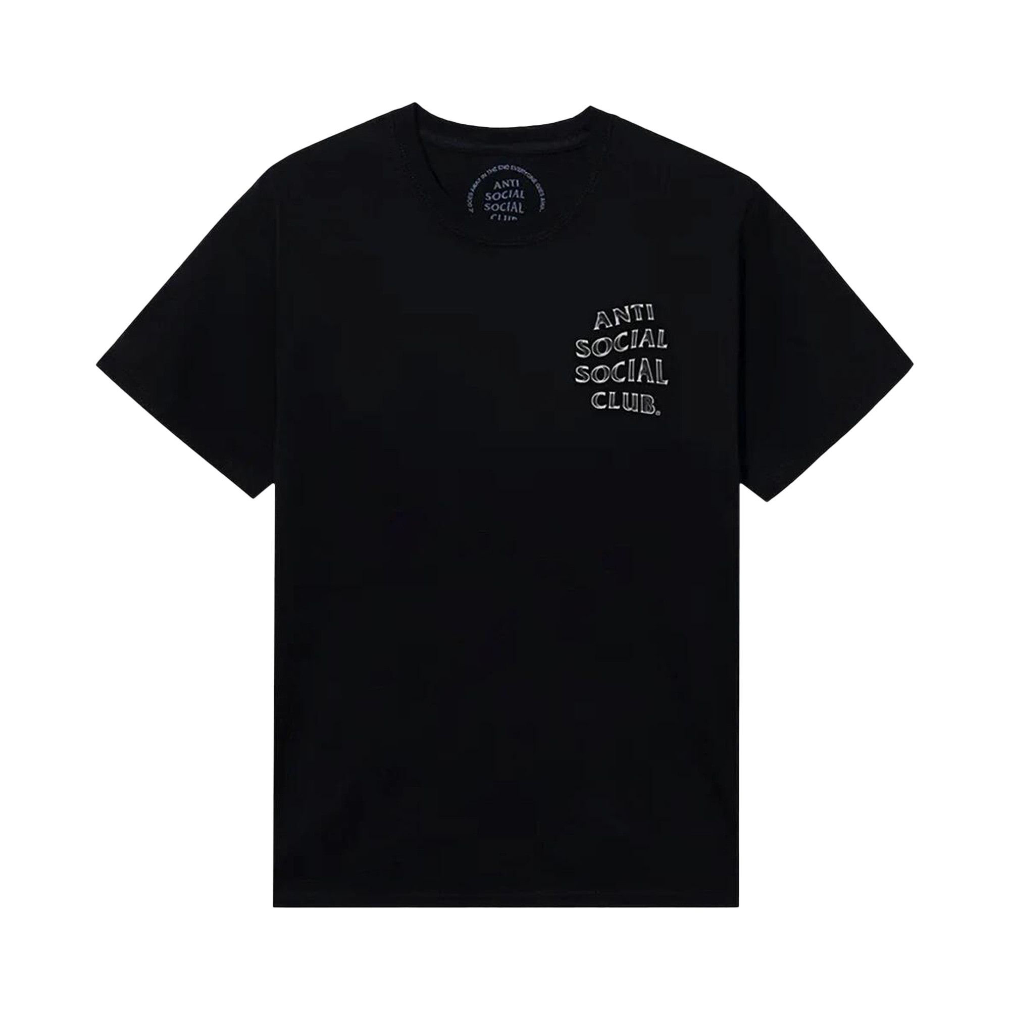 Buy Anti Social Social Club Burnout Tee 'Black' - 0657
