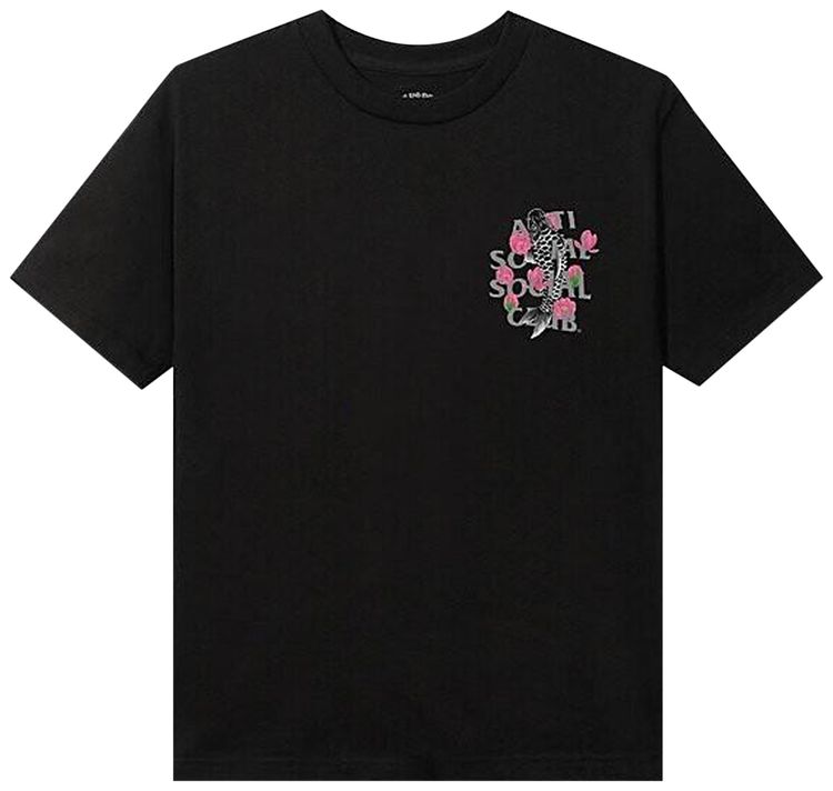 Anti Social Social Club Ornamental 3M Tee Black