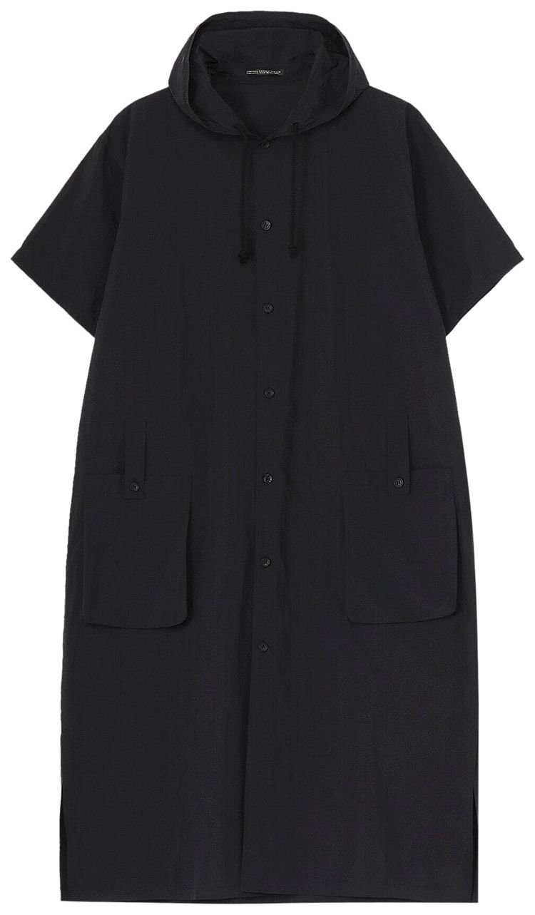 Yohji Yamamoto Hooded Long Dress Black