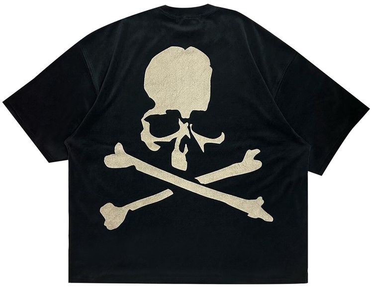 Mastermind World Bleached Velour Tee Black