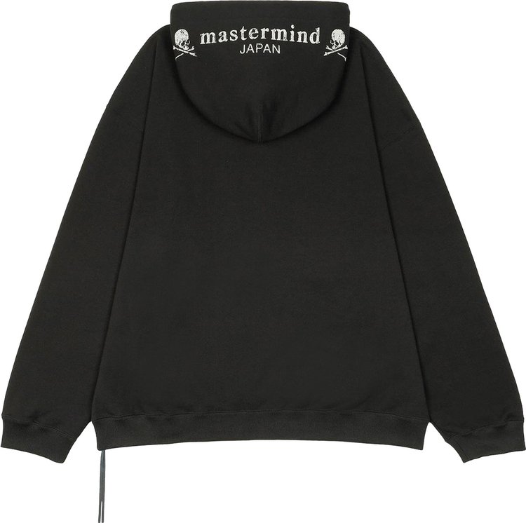 Mastermind World Reflective Skull Hoodie Black