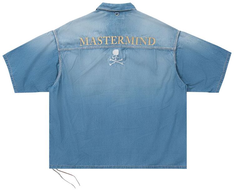 Mastermind World 2nd Short Sleeve Denim Shirt Indigo