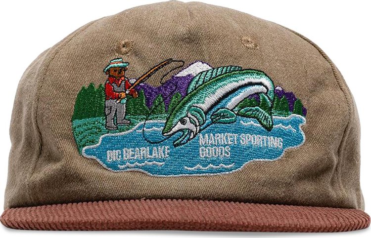 Market Big Bear 5 Panel Hat Earth