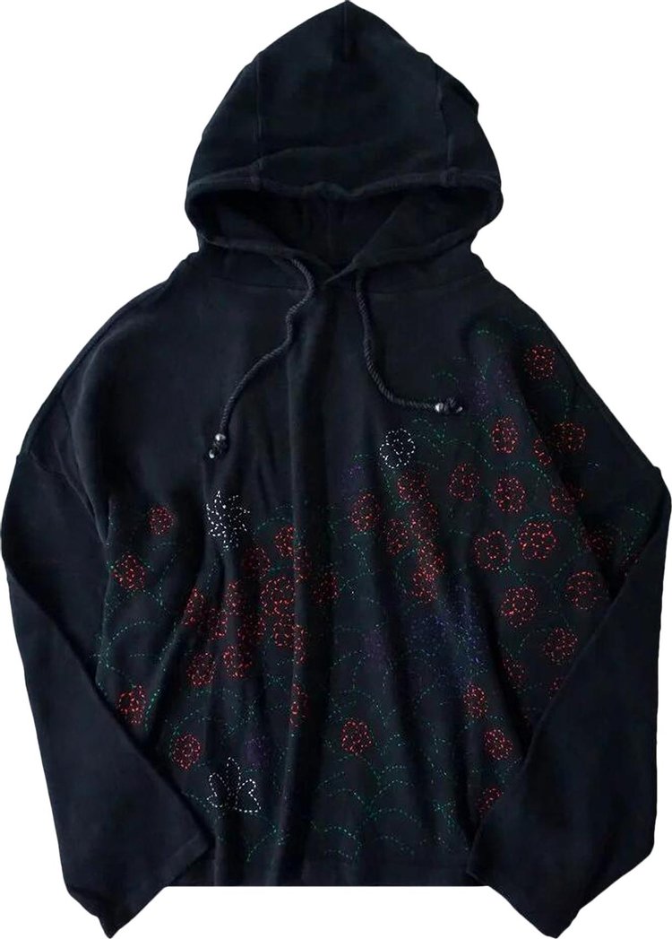 Glass Cypress Floral Hoodie 'Black'