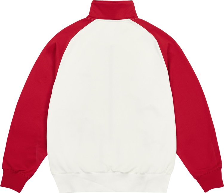 Palace Polyknit Track Jacket Truest RedSoft White