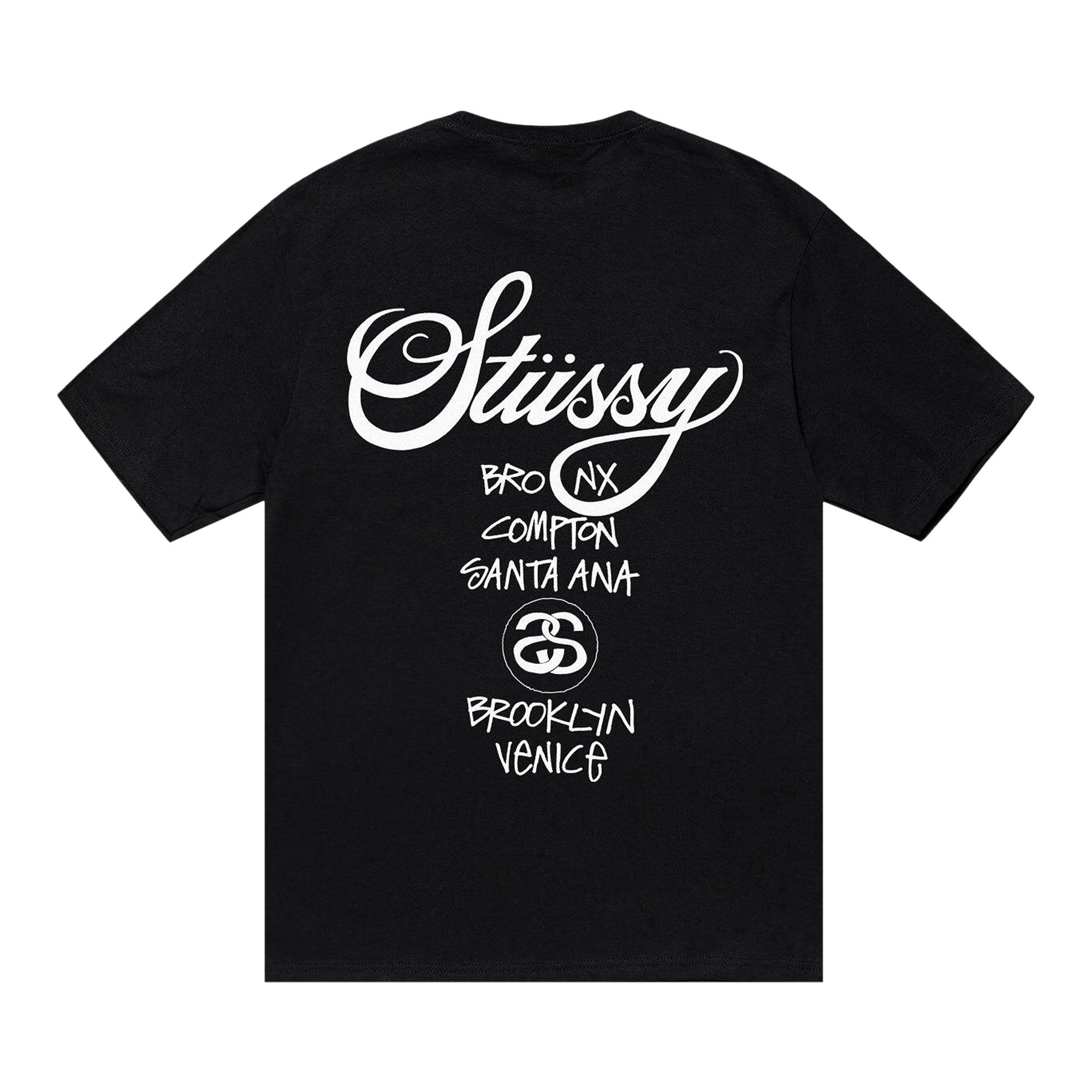 美しい World Stussy Buy Tour GOAT | BLAC 3903860 - 'Black' Tee トップス
