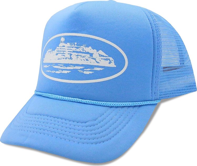 Corteiz Alcatraz Trucker Hat Baby Blue