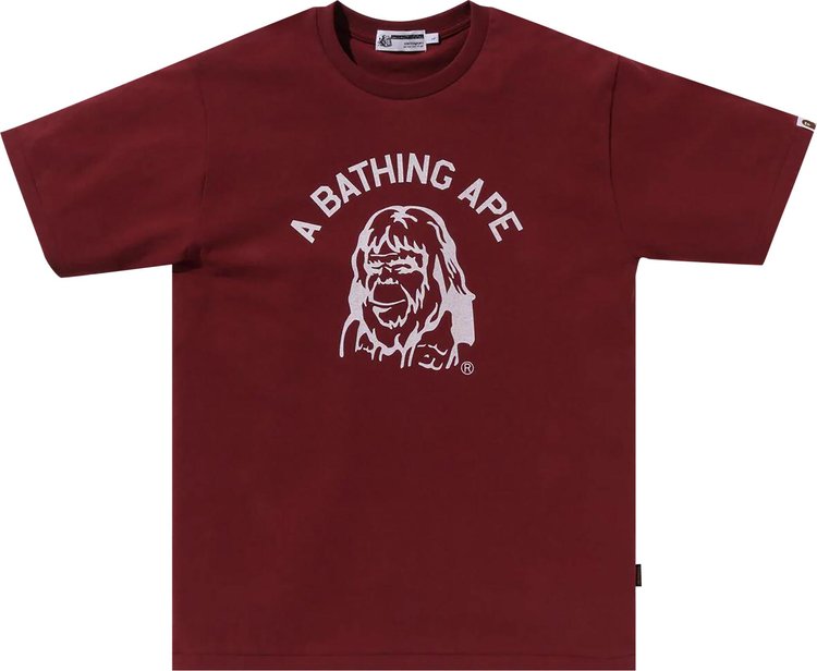 BAPE Archive Graphic Tee Burgundy