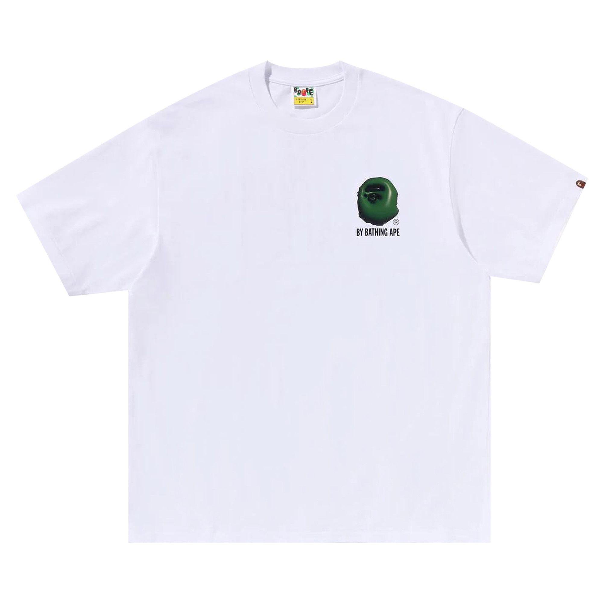 Buy BAPE 3D Art Ape Head Relaxed Fit Tee 'White' - 1K30 110