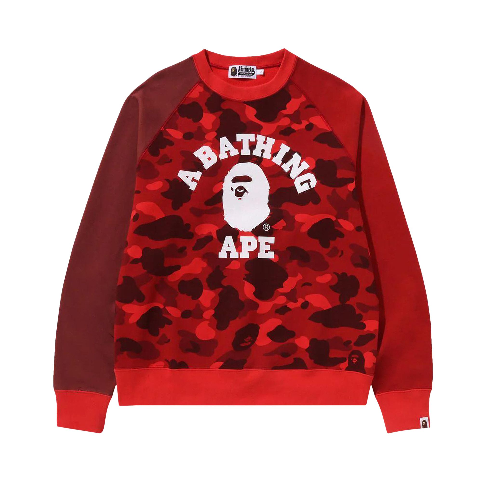 Red bape crewneck new arrivals