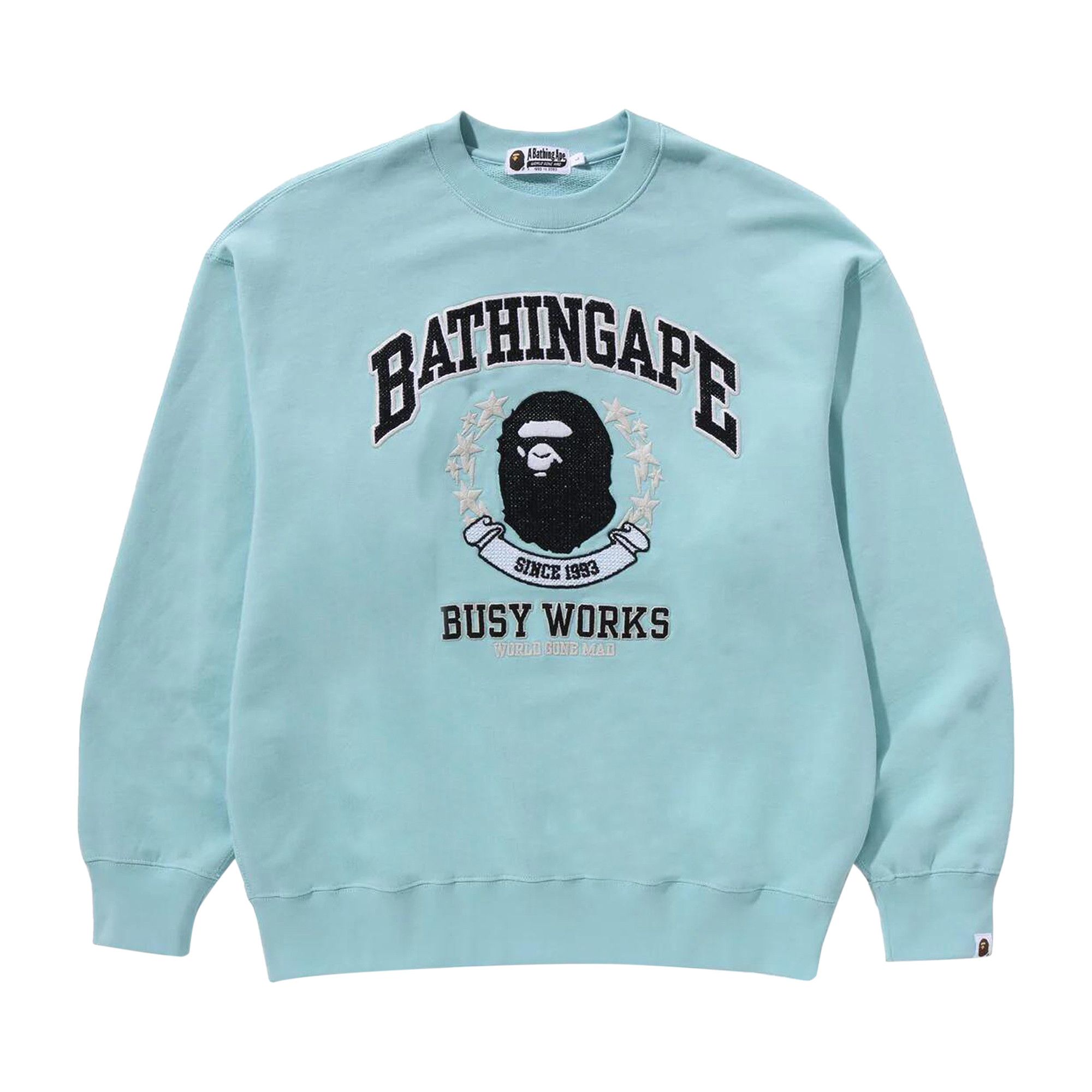 White bape crewneck outlet