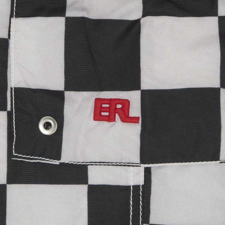 ERL Printed Swimshorts Checker