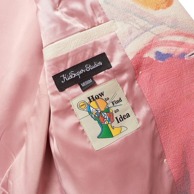 KidSuper Painting Printed Suit Top Multicolor