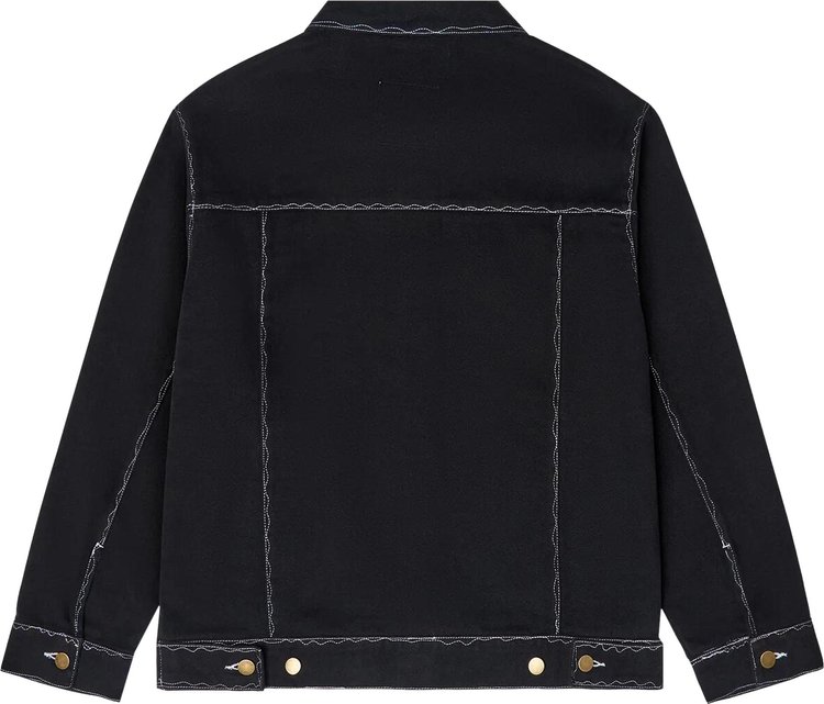 KidSuper Messy Stitched Work Jacket Black